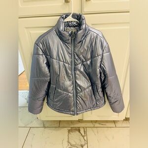 ANWND metallic puffer jacket